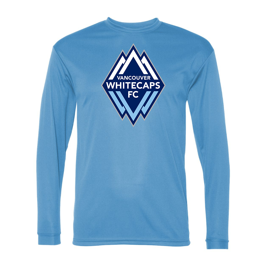 Men's Vancouver Whitecaps FC Polyester Long Sleeve T-Shirt